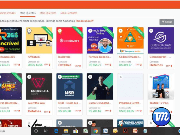 melhores produtos para vender no hotmart