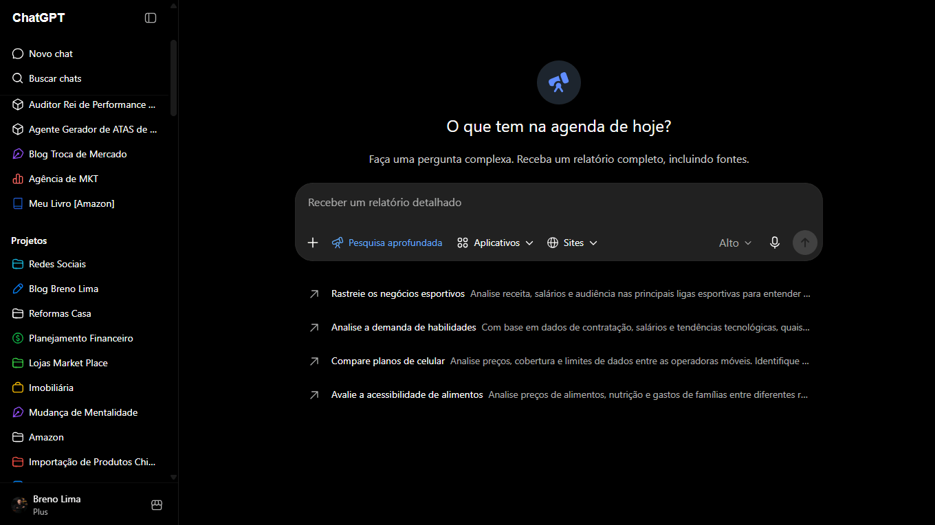 Como utilizo o Chatgpt para gerenciar meus projetos