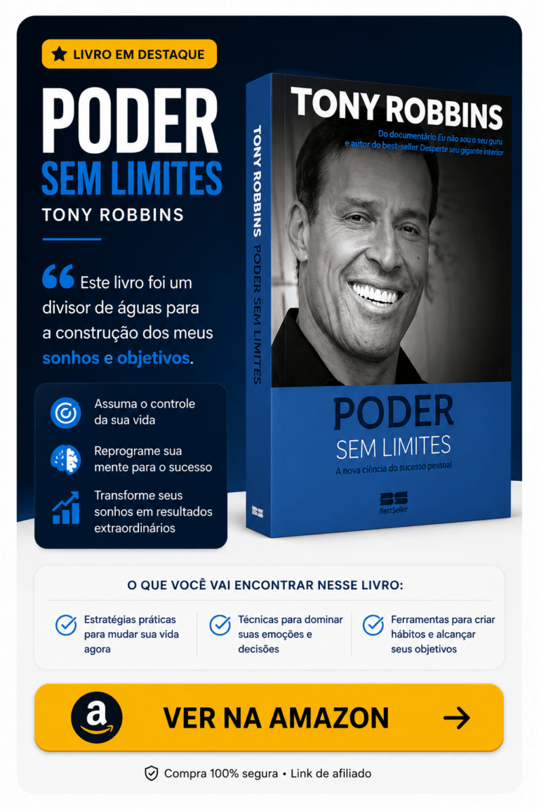 Livro Poder sem Limites Tony Robbins Amazon Troca de Mercado