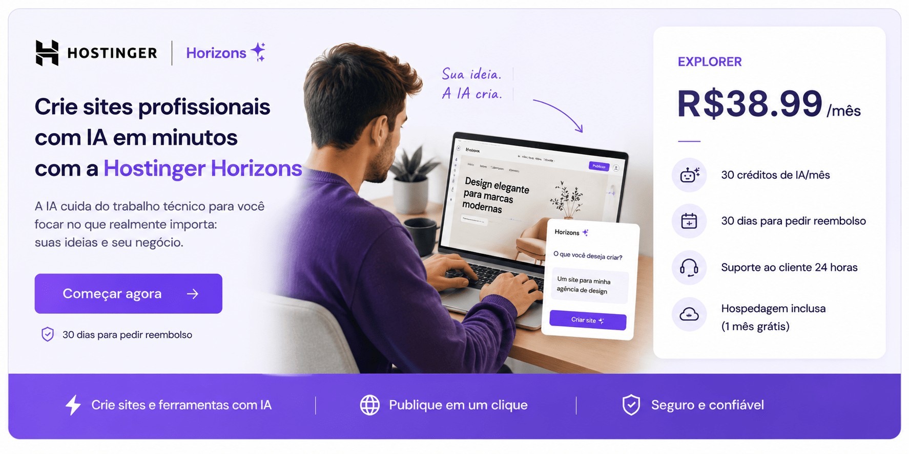 Hostinger Horizons Plano Explorer