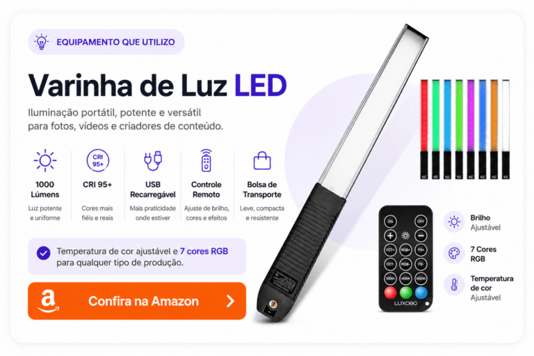 Varinha de Luz Led Luxceo Amazon