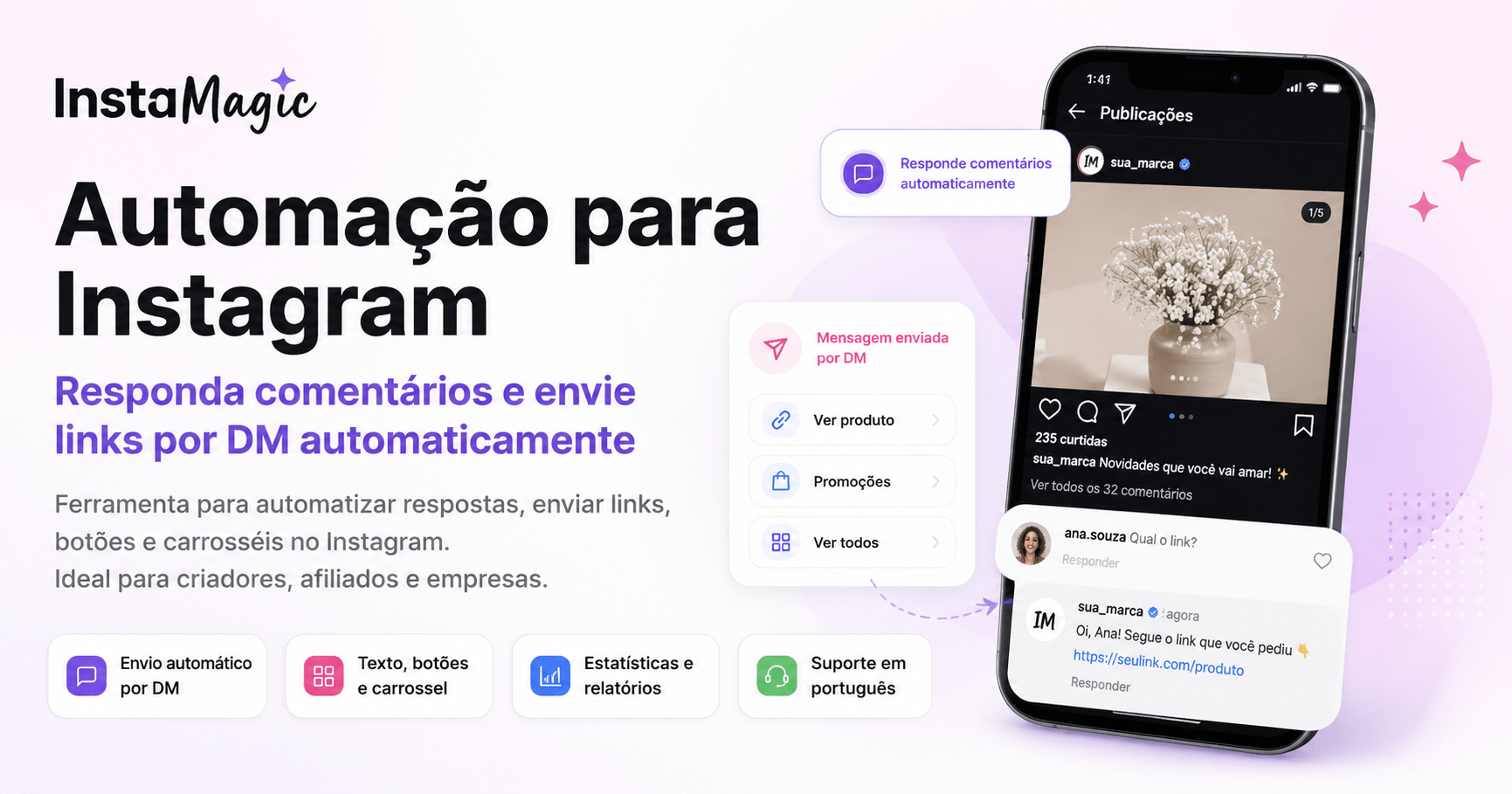 Instamagic Automação para Instagram